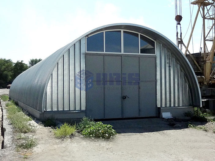 арочный ангар строительство монтаж шымкент