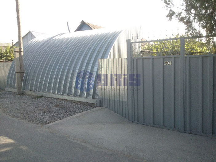 арочный ангар строительство монтаж шымкент