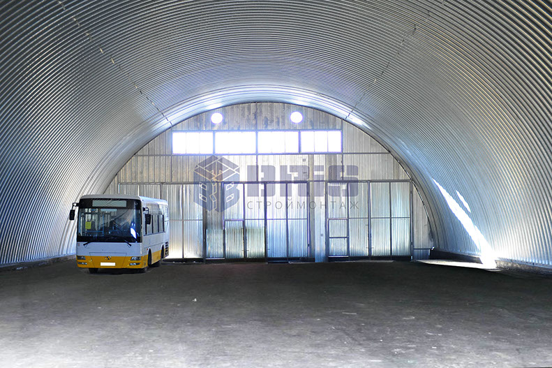 арочный ангар строительство монтаж шымкент