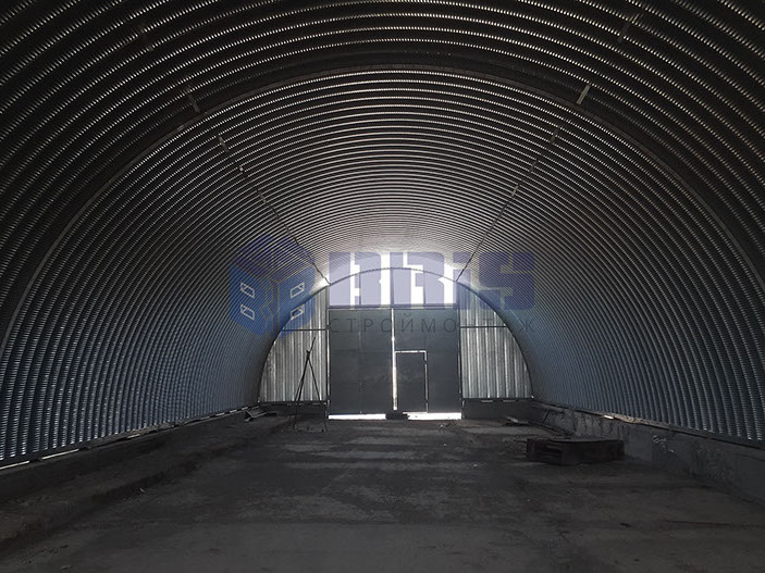 арочный ангар строительство монтаж шымкент