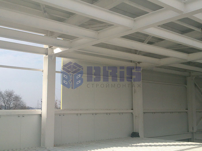 арочный ангар строительство монтаж шымкент